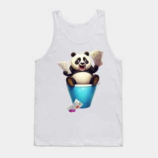 Panda's Playful Morning Routine Tank Top